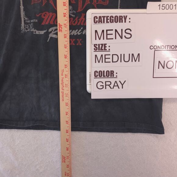 Lynyrd Skynyrd Band Short Sleeve Graphic T Shirt Adult Mens Size Medium M Gray - Picture 6 of 9